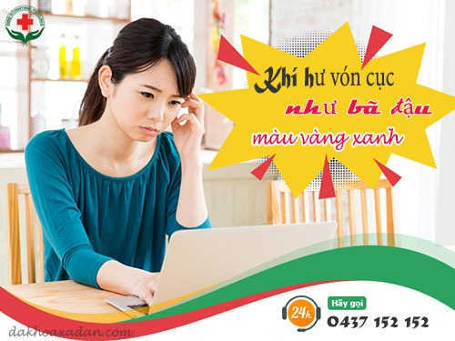 khí hư vón cục như bã đậu màu vàng xanh khí hư vón cục như bã đậu màu vàng xanh
