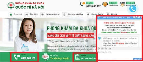 hướng dẫn khám chữa bệnh tại Phòng khám chữa bệnh tại Phòng khám Đa khoa Quốc tế Hà Nội