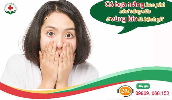 Có bựa trắng bao phủ