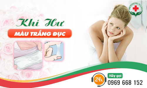 khí hư màu trắng đục