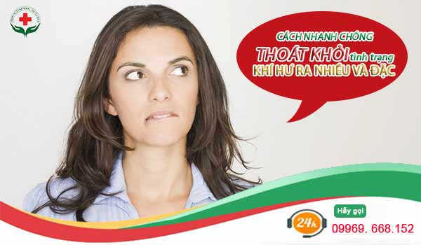 khí hư ra nhiều và đặc