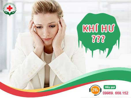 khí hư có màu xanh như mủ