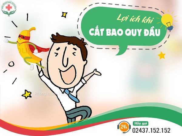 lợi ích khi cắt bao quy đầu