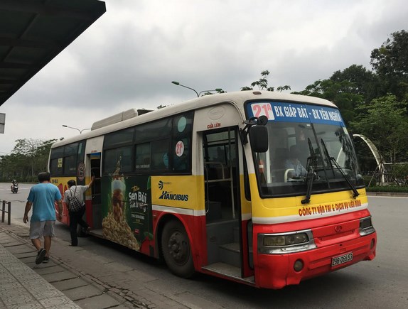 Tuyến buýt đi qua phòng khám Đa khoa Quốc tế Hà Nội