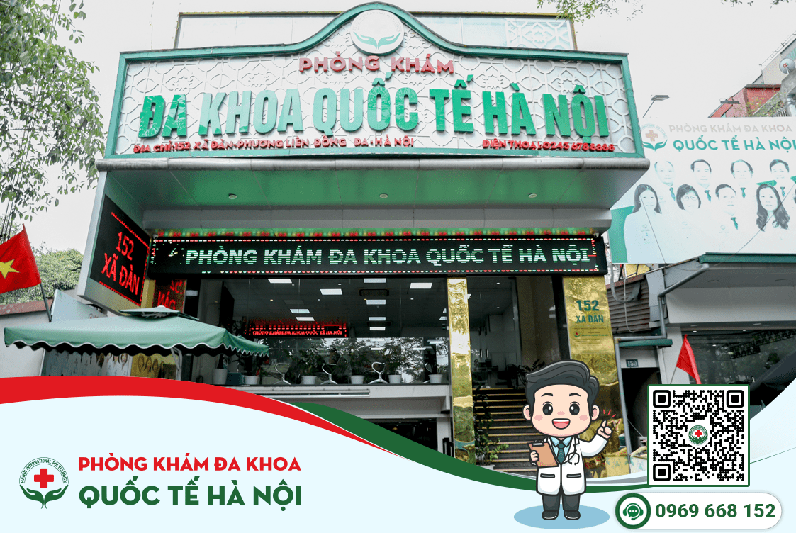 KINH NGUYỆT VÓN CỤC CÓ NGUY HIỂM KHÔNG? CHỮA THẾ NÀO HIỆU QUẢ 7 Phòng khám Đa khoa Quốc tế Hà Nội điều trị hiệu quả kinh nguyệt vón cục