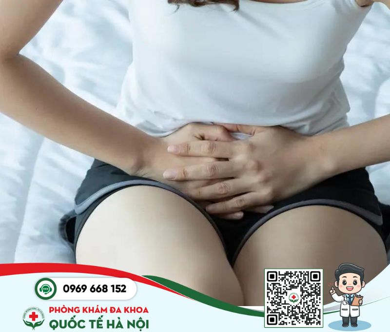 Máu báo thai thường không gây đau bụng