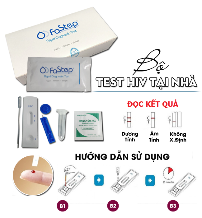 DẤU HIỆU HIV - NHẬN BIẾT SỚM ĐỂ NGĂN CHẶN NGUY CƠ TIẾN TRIỂN THÀNH AIDS 5 test hiv