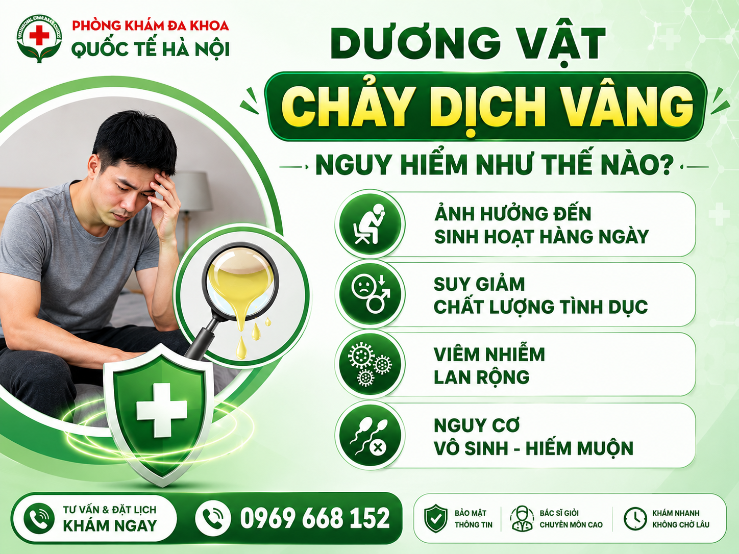 DƯƠNG VẬT CHẢY DỊCH VÀNG LÀ DẤU HIỆU BỆNH GÌ? 4 bien chung duong vat chay dich vang