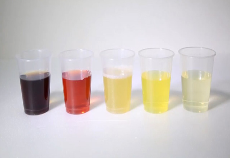 Bảng màu nước tiểu