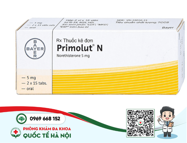Primolut-N thuốc điều hòa kinh nguyệt