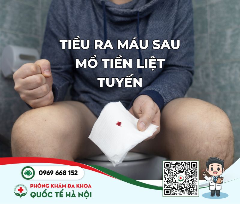 Tiểu ra máu sau mổ tiền liệt tuyến