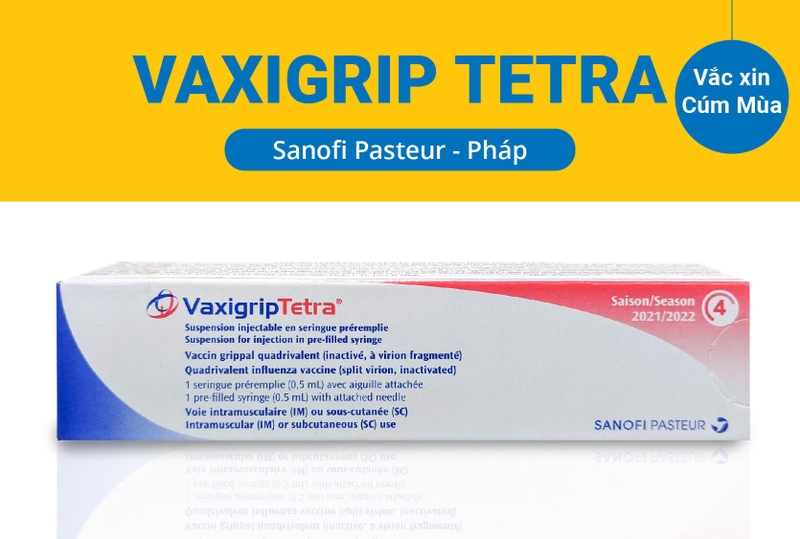 Tiêm mũi cúm cho trẻ với vacxin Vaxigrip Tetra (Pháp)
